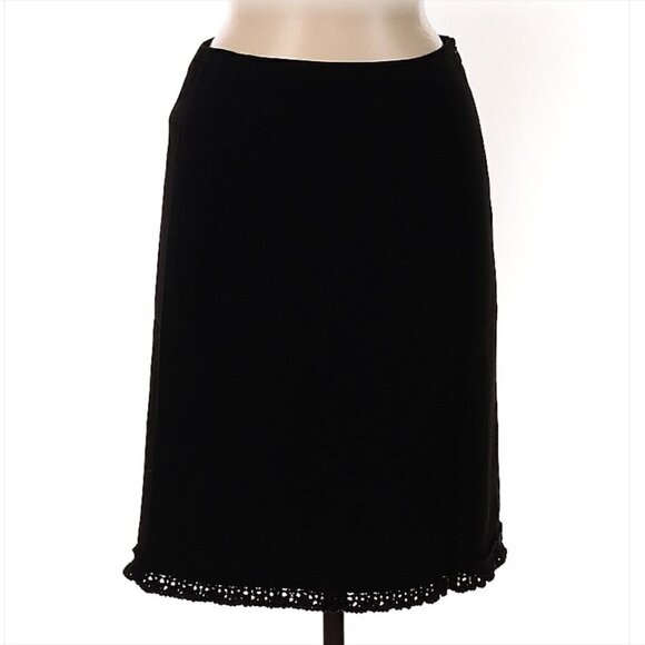 MOSCHINO Cheap And Chic Black Pencil Skirt Size 6 - Picture 1 of 3